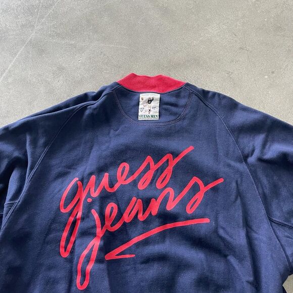 Guess Red and Blue Varsity Jacket - Picture 4 of 4